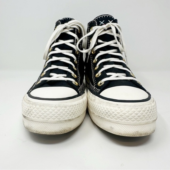 Converse All Star Lift High Top Stitch Sneakers - Picture 2 of 7